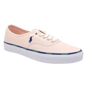Polo Ralph Lauren Men Keaton Pony Low Top Sneaker Size US 10.5D Carmel Pink